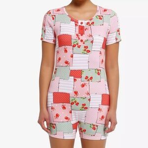 Strawberry Shortcake Patches Romper Hot‎ Topic